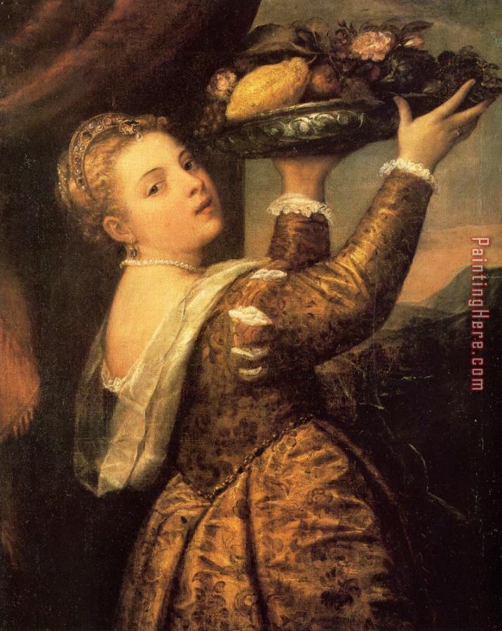 Titian Girl with a Basket of Fruits (lavinia)